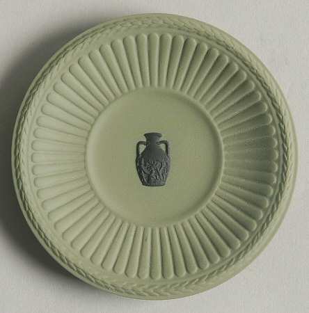 Black on Sage Green by Wedgwood
