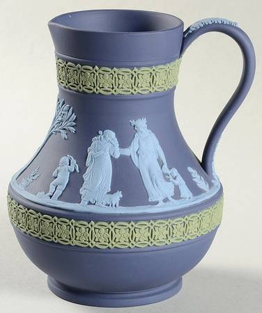 Lavender on Portland Blue by Wedgwood
