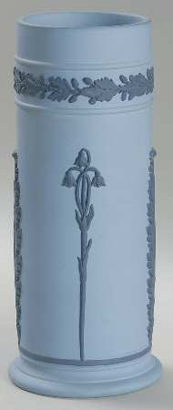 Portland Blue on Lavender 6" Spill Vase