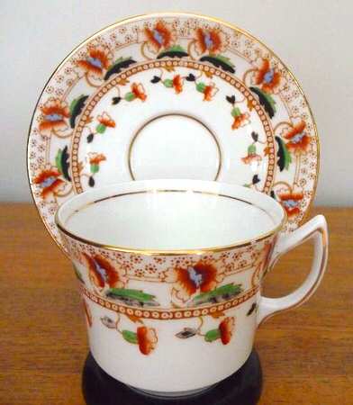 Wem Footed Cup & Saucer Set
