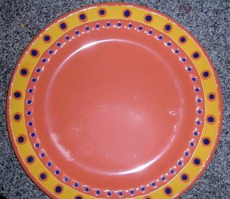 Hip Hop Mango Orange Dinner Plate