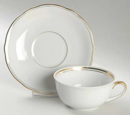 WIG1151 Flat Cup & Saucer Set