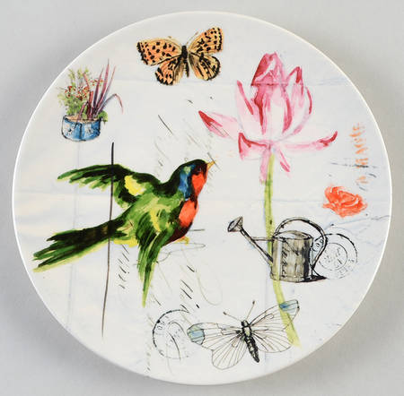 Spring Garden Salad/Dessert Plate