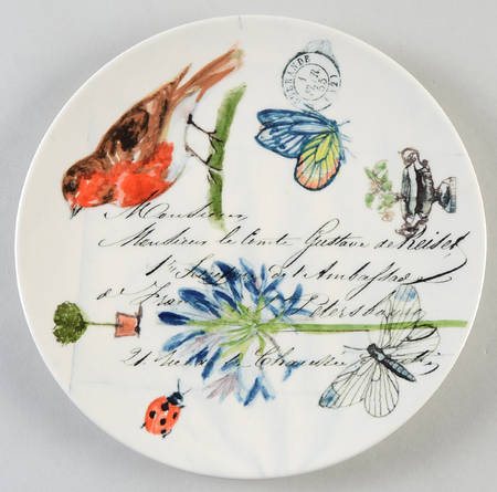Spring Garden Salad/Dessert Plate