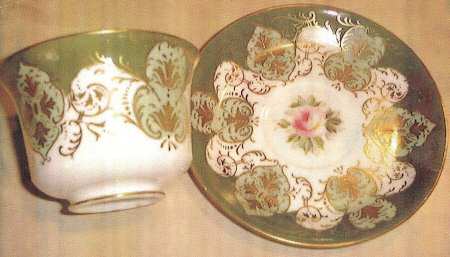 X6191 Footed Cup & Saucer Set