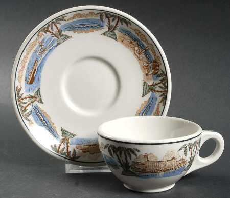WAR209 Flat Cup & Saucer Set