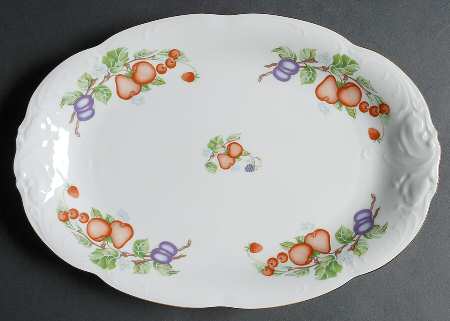 WAV78 13" Oval Serving Platter