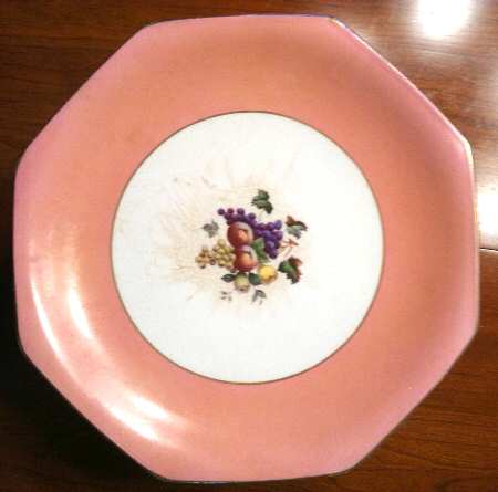 Fruit Footed Cake Plate
