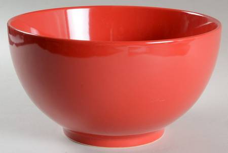 Fun Factory Red (China) 9" Round Serving Bowl