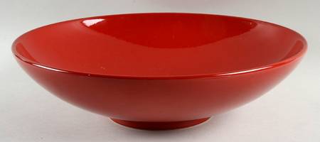 Fun Factory Red (China) Low Fruit/Pasta Bowl