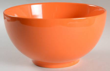 Fun Factory Orange (China) 9" Round Serving Bowl