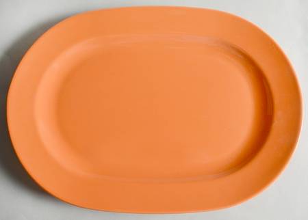 Fun Factory Orange (China) 13" Oval Serving Platter
