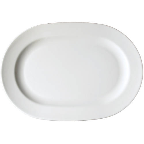 Fun Factory White (China) 13" Oval Serving Platter