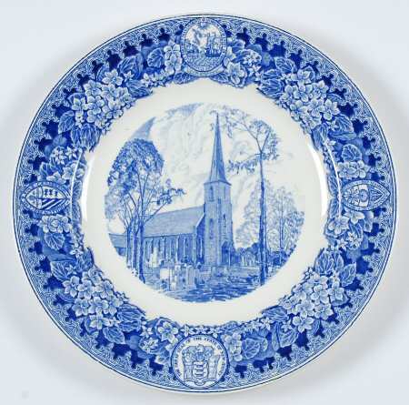 New Jersey Church Series Blue by Wedgwood