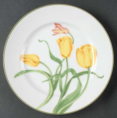 Tulips Salad Plate