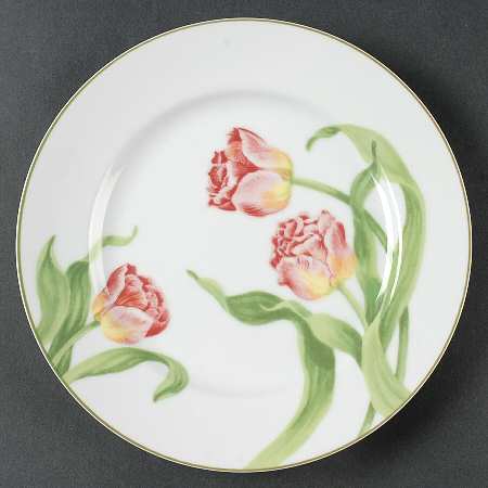 Tulips Salad Plate