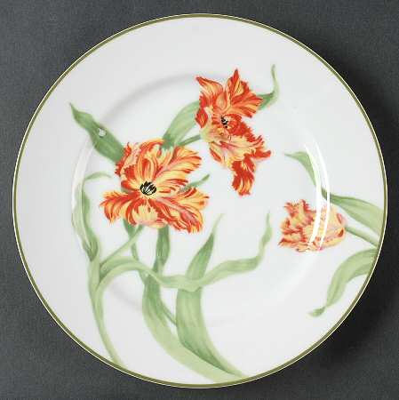 Tulips Salad Plate