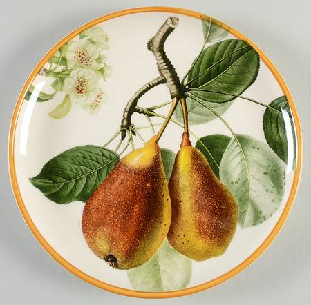 Botanical Fruit Salad Plate