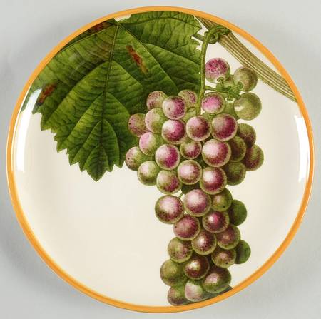 Botanical Fruit Salad Plate