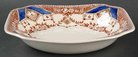 Stafford Brown Rim Soup Bowl