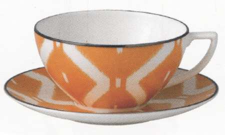 Kilim Flat Cup & Saucer Set
