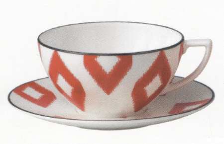 Kilim Flat Cup & Saucer Set