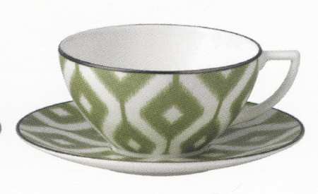 Kilim Flat Cup & Saucer Set