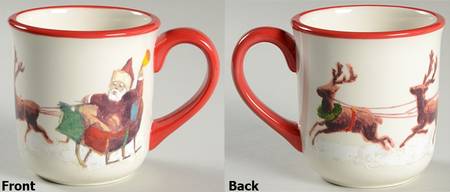 Santa & His Reindeer Mug