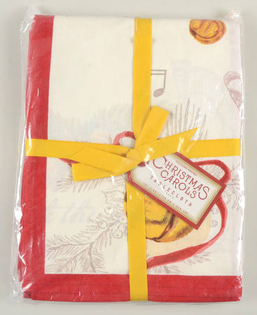 Christmas Carols 70" X 90" Rectangular Tablecloth