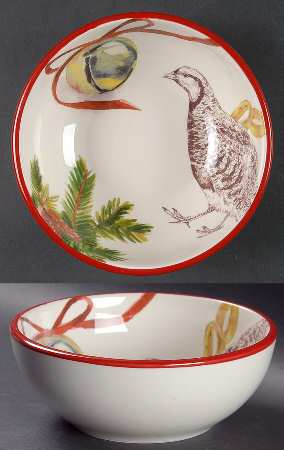 Christmas Carols Soup/Cereal Bowl