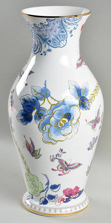 Butterfly Bloom 13" Vase