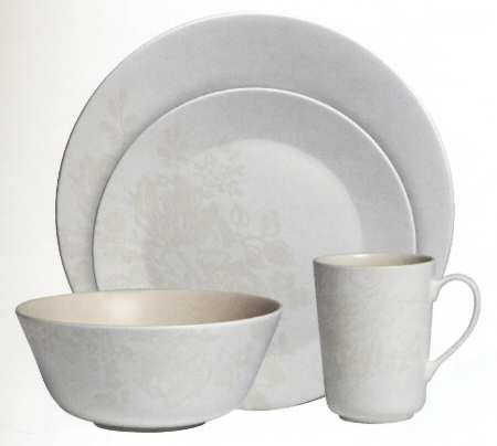 Bliss Cream Dinner Plate