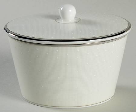 Pointe d'Esprit Sugar Bowl & Lid