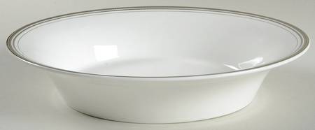 Platine 10" Oval Vegetable Bowl