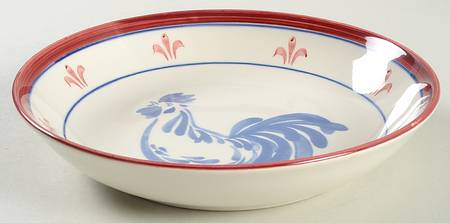 Country Rooster 9" Individual Pasta Bowl