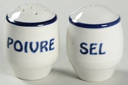 Bistro Francais Salt & Pepper Set