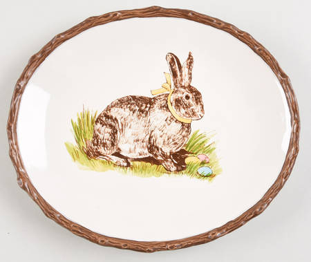 Easter Meadow Salad Plate