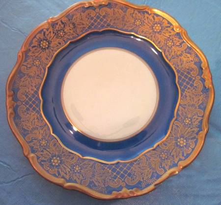 40051 Blue Dinner Plate