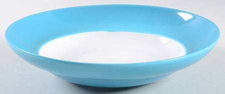 Uno Azur Large Rim Soup Bowl