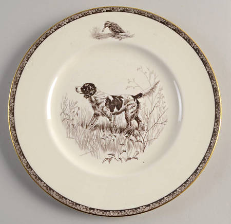 American Sporting Dog Plates, The (Bone) Dinner Plate