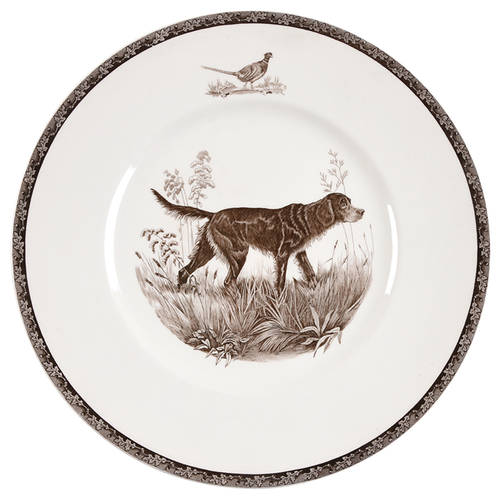 American Sporting Dog Plates, The (Bone) Dinner Plate