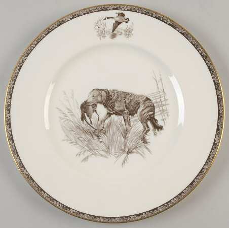 American Sporting Dog Plates, The (Bone) Dinner Plate