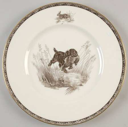 American Sporting Dog Plates, The (Bone) Dinner Plate