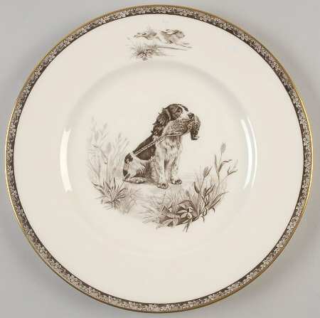 American Sporting Dog Plates, The (Bone) Dinner Plate