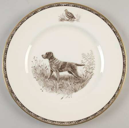 American Sporting Dog Plates, The (Bone) Dinner Plate