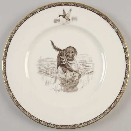 American Sporting Dog Plates, The (Bone) Dinner Plate