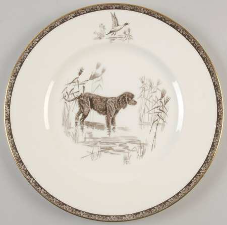 American Sporting Dog Plates, The (Bone) Dinner Plate