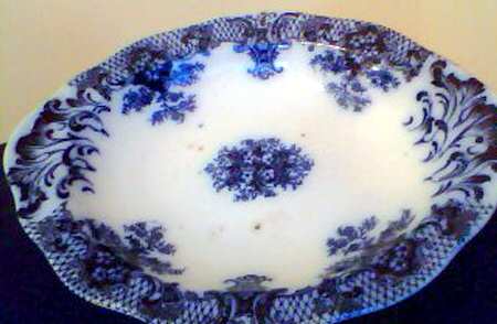 Keswick Blue 9" Oval Vegetable Bowl