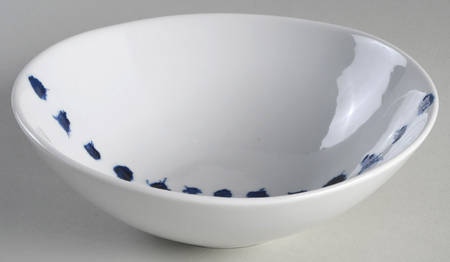 Blue Splatter Soup/Cereal Bowl