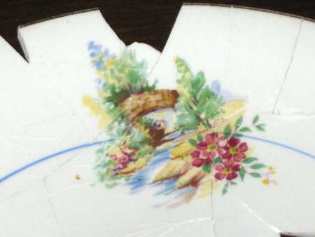 WAP6 Handled Cake Plate